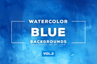 Blue Watercolor Backgrounds 2 Review