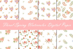 Digital Watercolor Spring Pattern Review