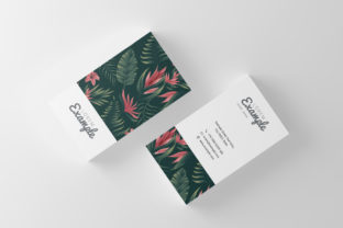 Natural Watercolor Business Card Design Review