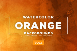 Orange Watercolor Backgrounds 1 Review