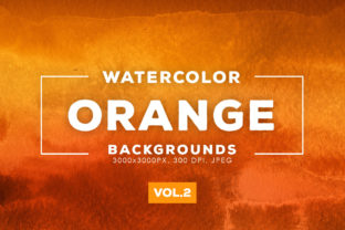 Orange Watercolor Backgrounds 2 Review