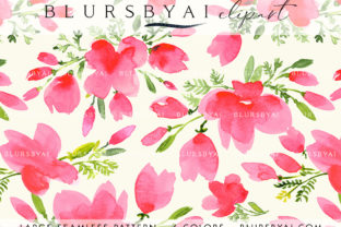 Pink Watercolor Poppies Patterns Review