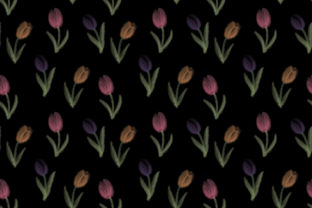 Tulip Watercolor Seamless Pattern Review