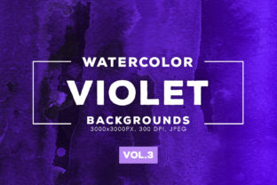 Violet Watercolor Backgrounds 3 Review