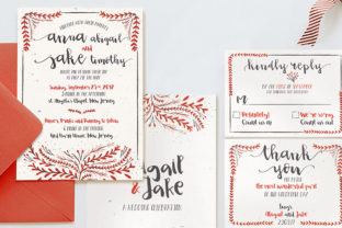Watercolor Floral Invitation Suite: Print Templates Review
