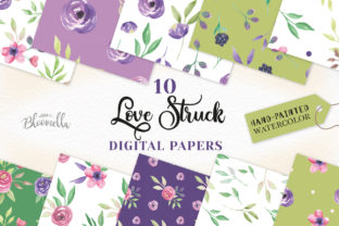 Watercolor Flowers Love Struck Patterns Review
