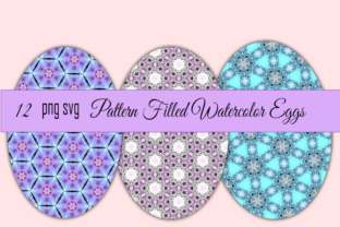 Watercolor Pattern Easter Eggs: Fresh Patterns for Spring