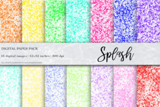 Watercolor Splash Papers for Creative Backgrounds