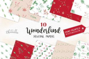 Watercolour Winter Festive Patterns Review