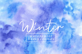 Winter Watercolor Backgrounds 4 Review