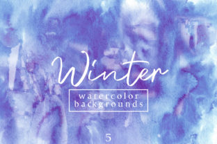 Winter Watercolor Backgrounds 5 Review